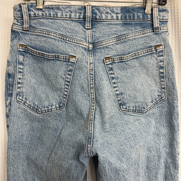 ABERCROMBIE&FITCH Jeans Woman’s 90s Straight Ultra High Rise Curve Love sz 29/8L - Picture 4 of 5